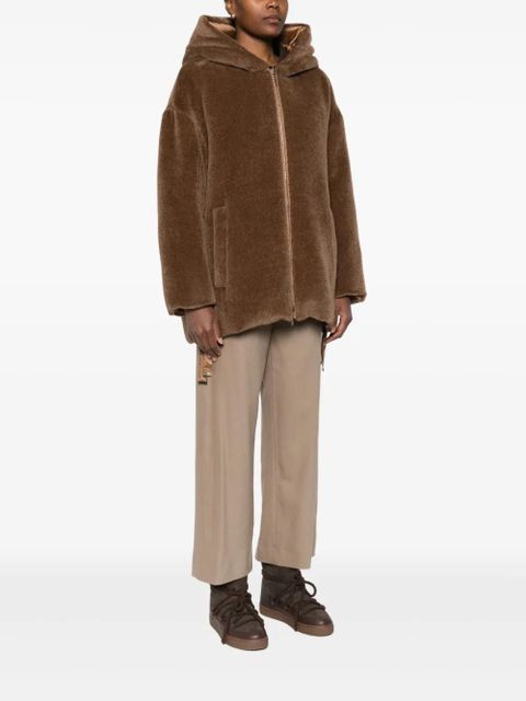 Max Mara Olivia hooded coat - Brown