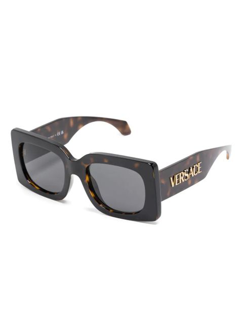 Versace Eyewear square-frame sunglasses - Brown - zdjęcie produktu nr 2