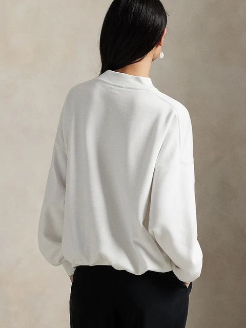 Polo Ralph Lauren bluza damska kolor biały z nadrukiem 211978147 - zdjęcie produktu nr 2