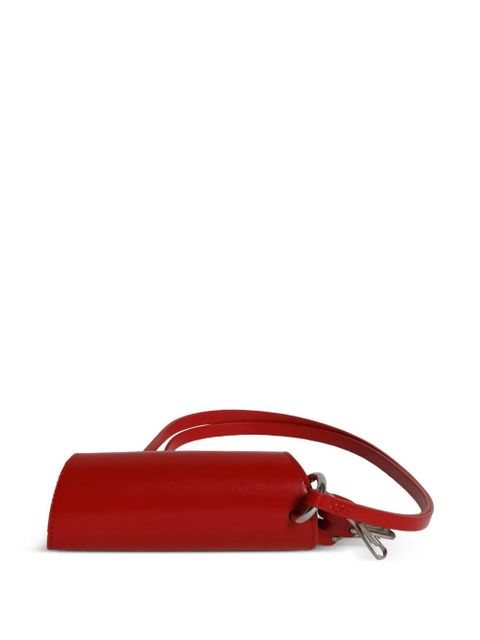 Jil Sander cylindrical keyring wallet - Red