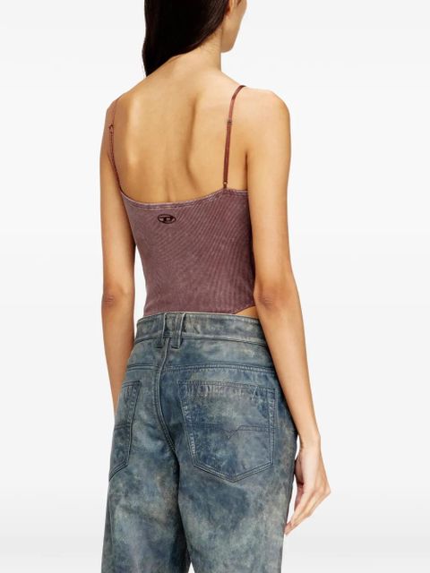 Diesel T-Ley ribbed button bodysuit - Brown