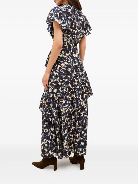 Marie Oliver Quinby ruffled maxi dress - Blue