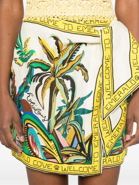 ALEMAIS Day Dream mini skirt - Neutrals