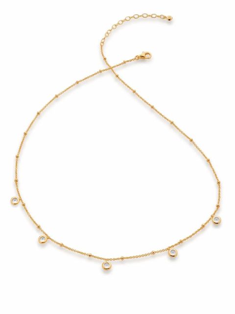 Monica Vinader mini Gem necklace - Gold - zdjęcie produktu nr 2
