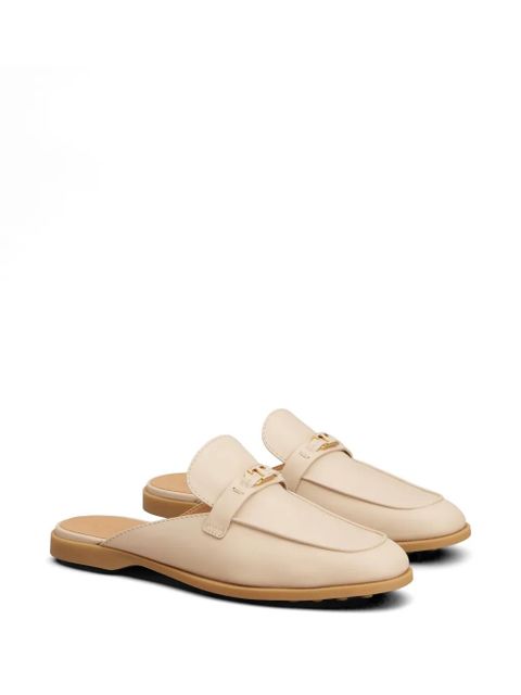 Tod's leather mules - Neutrals - zdjęcie produktu nr 2