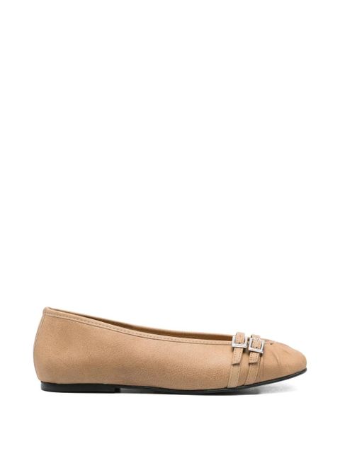ALOHAS Cendana Vintage leather ballet flats - Neutrals - zdjęcie produktu nr 1