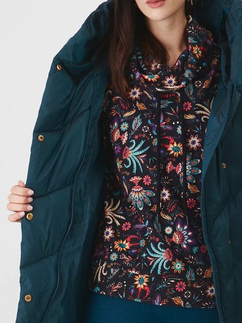 Medicine kurtka damska kolor zielony zimowa