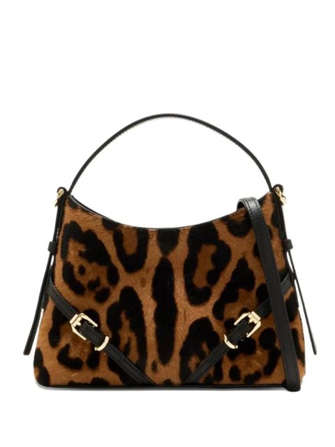 Givenchy Nano Voyou leopard-pattern top-handle tote bag - Brown - zdjęcie produktu nr 1