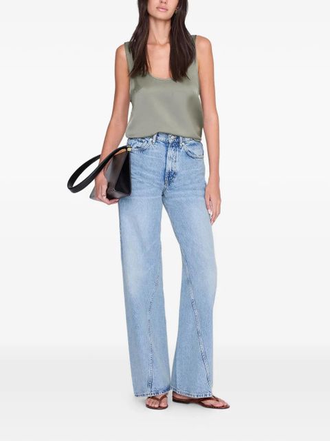 ANINE BING Lea sleeveless top - Green