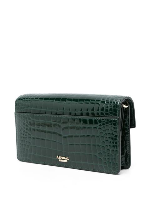 Aspinal Of London Mayfair Clutch 2 crossbody bag - Green