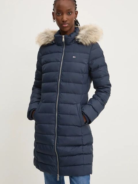 Tommy Jeans kurtka puchowa damska kolor granatowy zimowa DW0DW18864 - zdjęcie produktu nr 1