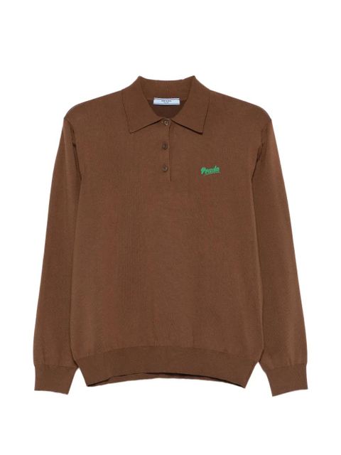 Prada knitted polo shirt - Brown - zdjęcie produktu nr 1