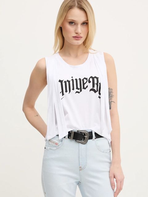Aniye By top bawełniany kolor biały 185652 - zdjęcie produktu nr 1