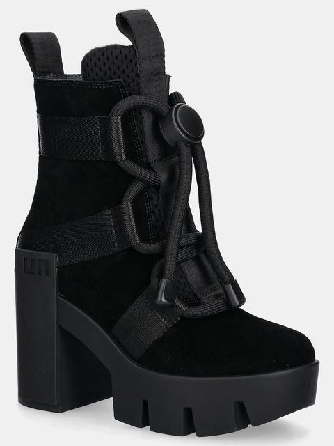 United Nude botki Grip Nomad Mid II damskie kolor czarny na słupku 107640157 - zdjęcie produktu nr 1