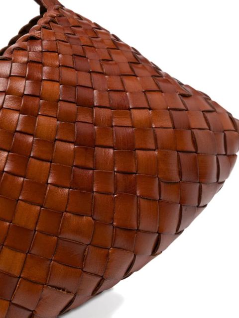 DRAGON DIFFUSION Rosanna woven-leather shoulder bag - Brown - zdjęcie produktu nr 2