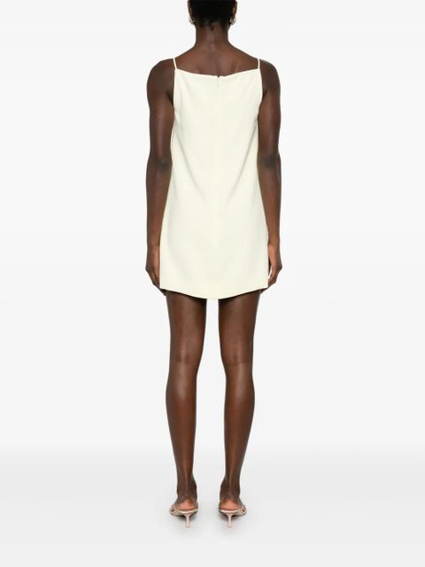 Self-Portrait flower-appliqué mini dress - Yellow - zdjęcie produktu nr 2