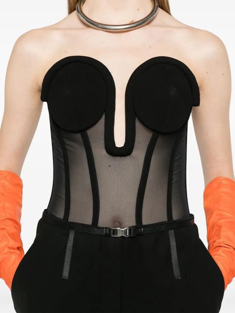 Jean Paul Gaultier The Corset bodysuit - Black