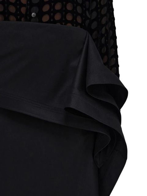 Ferragamo asymmetric skirt - Black