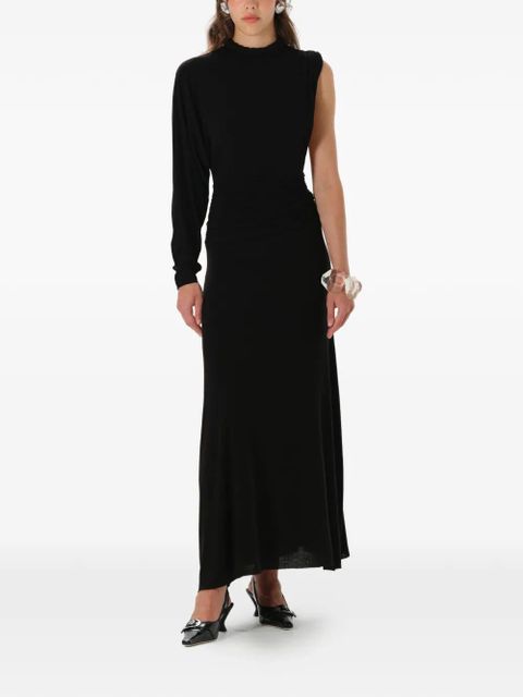MANURÍ Didi one-shoulder maxi dress - Black - zdjęcie produktu nr 2