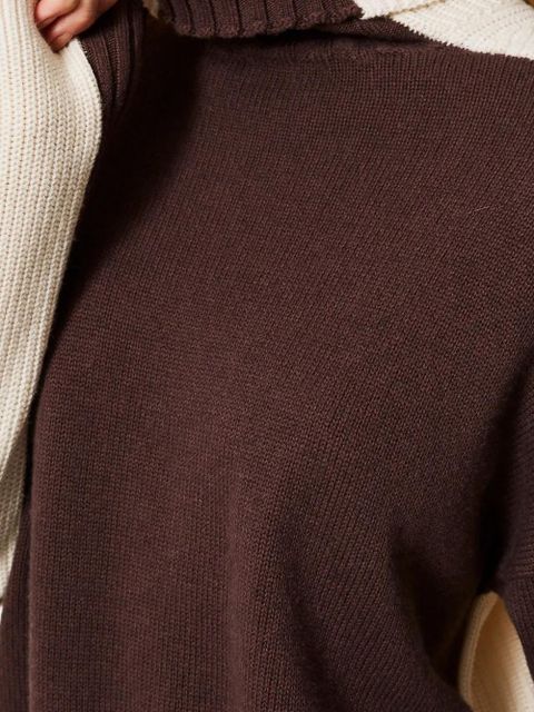 TWINSET roll-neck sweater - Brown
