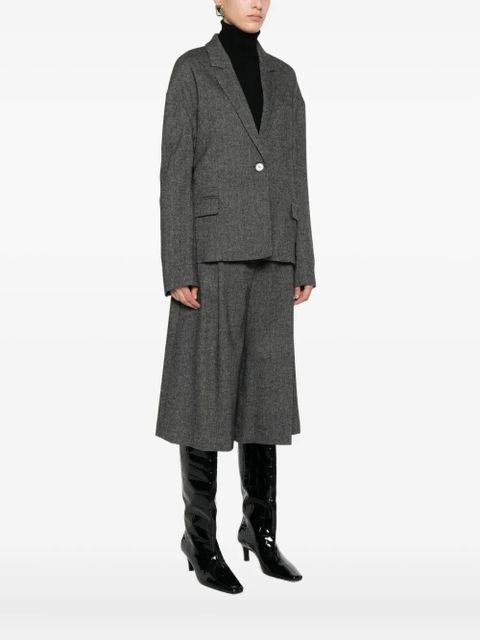 SOLOTRE single-breasted blazer - Grey