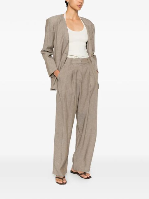 Eleh pleated trousers - Brown - zdjęcie produktu nr 2