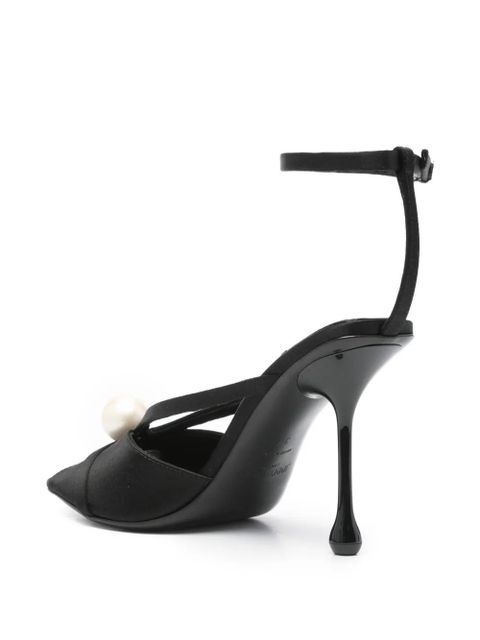 Jimmy Choo 100mm Siva sandals - Black