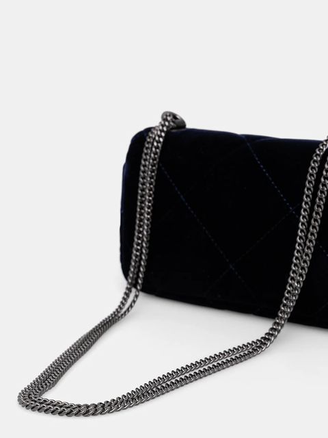 Tory Burch torebka Kira Diamond kolor granatowy 176199-430