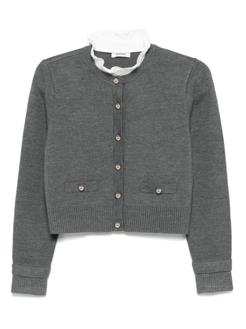 SANDRO knitted cardigan - Grey - zdjęcie produktu nr 1