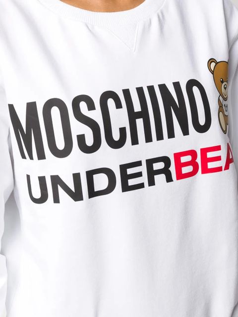 Moschino Underbear lounge sweatshirt - White