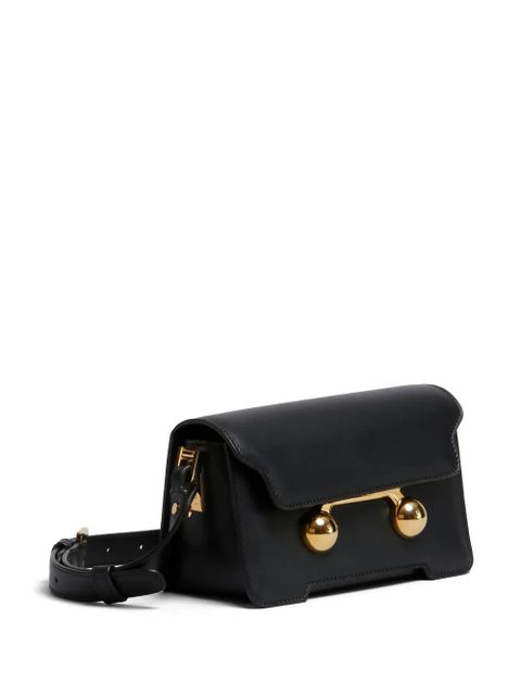 Marni mini Trunkaroo leather shoulder bag - Black