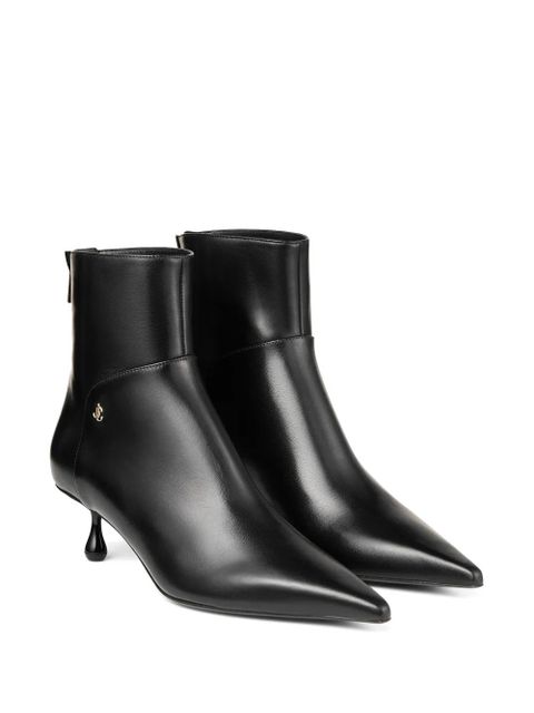 Jimmy Choo Cycas 50mm leather ankle boots - Black - zdjęcie produktu nr 2