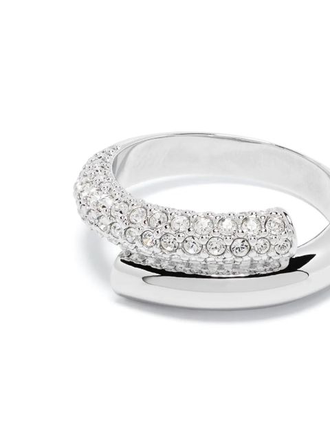 Swarovski Dextera crystal band ring - Silver