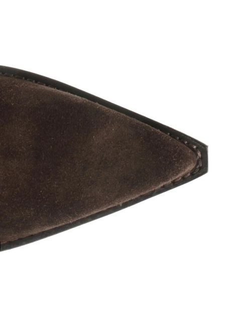 Paris Texas Dakota embroidery boots - Brown