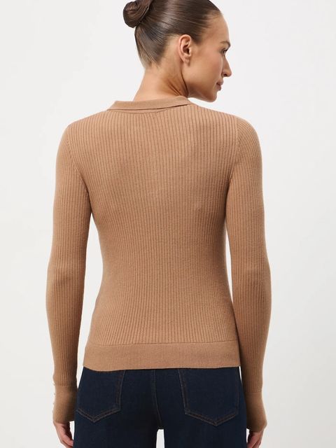 Medicine sweter damski kolor beżowy