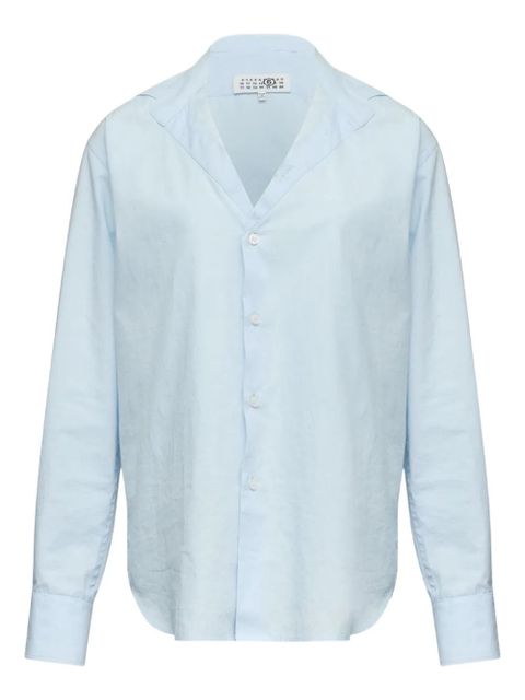 MM6 Maison Margiela long-sleeves shirt - Blue - zdjęcie produktu nr 1