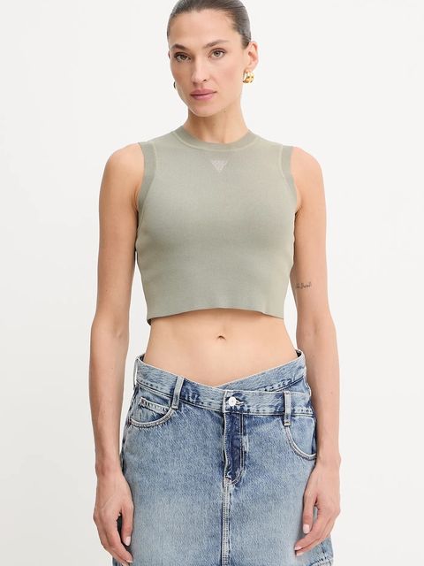 Guess top ALEXIA damski kolor zielony W4GZ34 Z3F40 - zdjęcie produktu nr 1