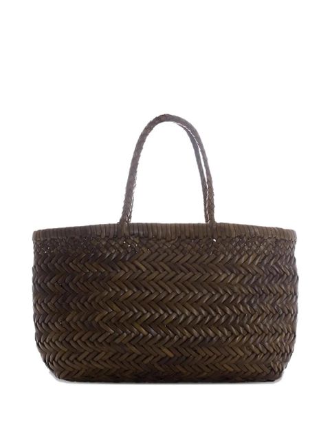 DRAGON DIFFUSION mini Gora woven tote bag - Brown - zdjęcie produktu nr 1