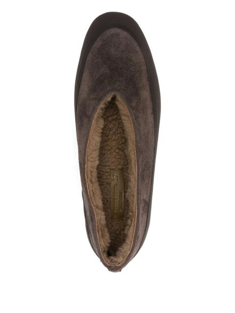 Le Monde Beryl Apres Ski shearling ballet flats - Brown