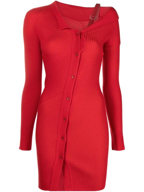 Jacquemus La Robe Maille Colin minidress - Red - zdjęcie produktu nr 1