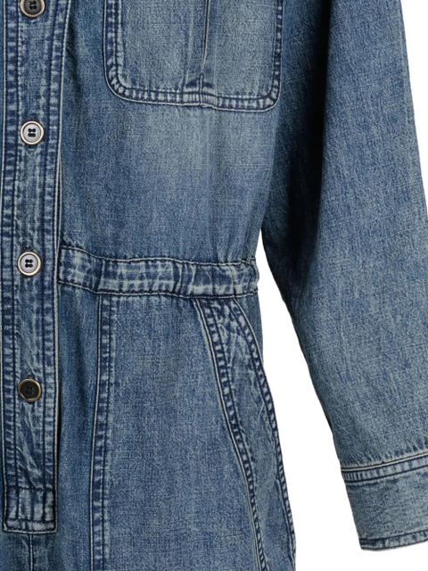 MARANT ÉTOILE button-fastening denim jumpsuit - Blue