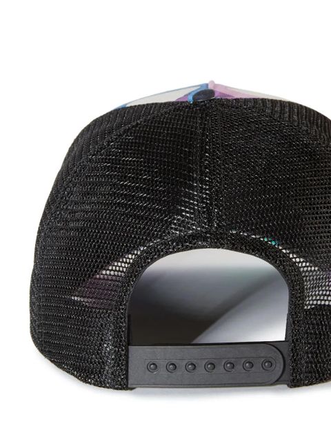 PUCCI Vivara-print panelled cap - White