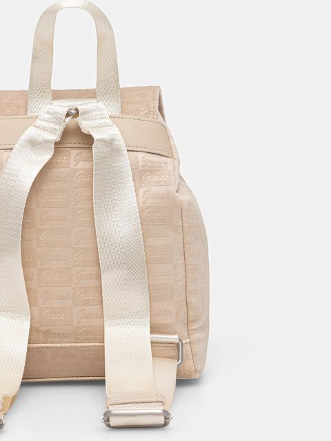 Guess plecak damski kolor beżowy mały V5BZ11 WF800 - zdjęcie produktu nr 2