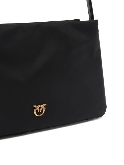 PINKO logo-plaque shoulder bag - Black