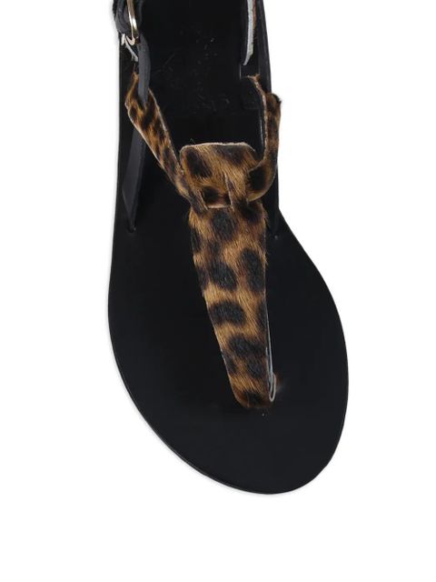 Ancient Greek Sandals Eudora shell-embellished sandals - Black