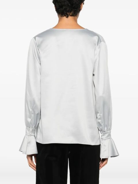 PINKO ruffled blouse - Silver