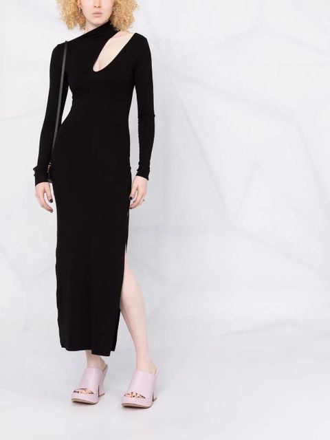 MANURÍ Bambina On A Saturday Night cut-out dress - Black - zdjęcie produktu nr 2