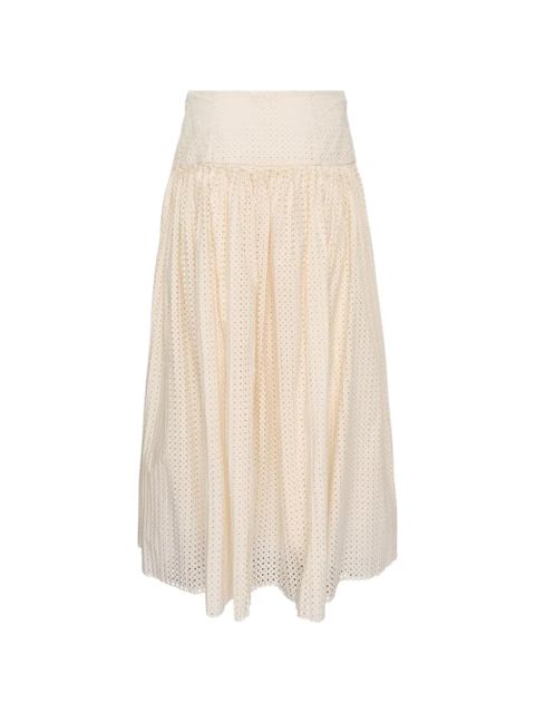 Ulla Johnson Nalla A-line midi skirt - Neutrals - zdjęcie produktu nr 2