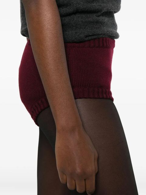 Rowen Rose knitted shorts - Purple