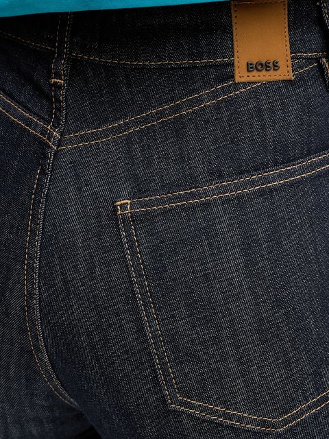 BOSS jeansy damskie kolor granatowy 50546329